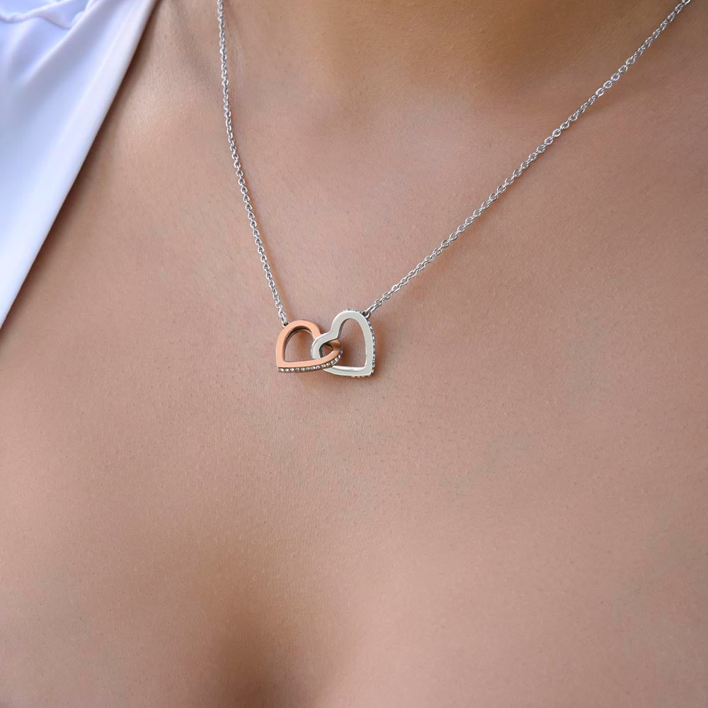 Purrfect Interlocking Hearts Necklace