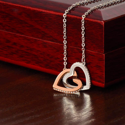 Mom 5 Stars Interlocking Hearts Necklace