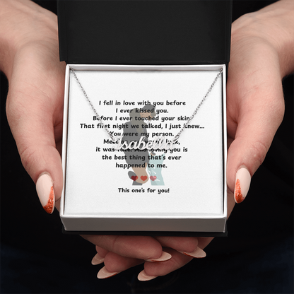 Custom This One's For You Name Necklace