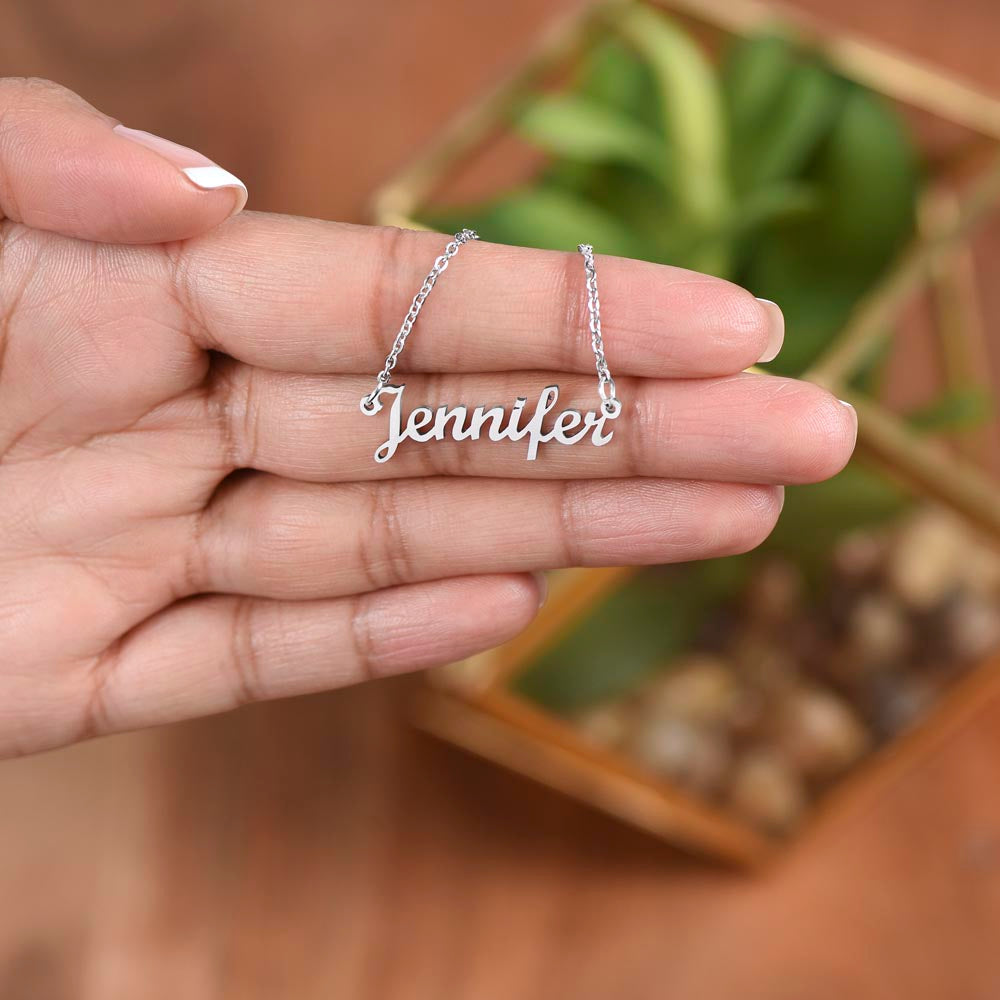 Custom This One's For You Name Necklace