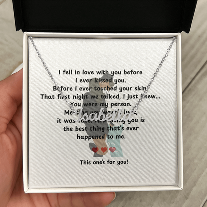 Custom This One's For You Name Necklace