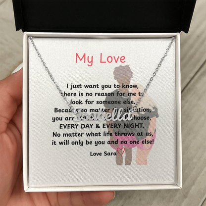 Custom  My Love Name Necklace