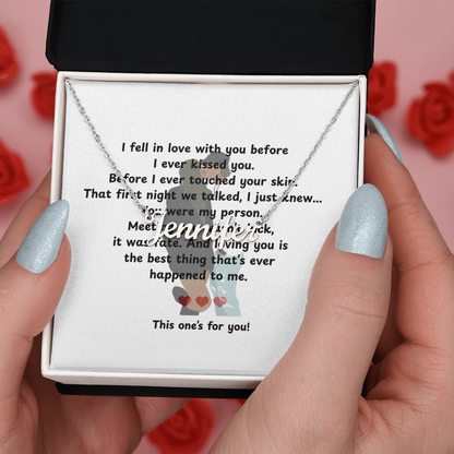 Custom This One's For You Name Necklace