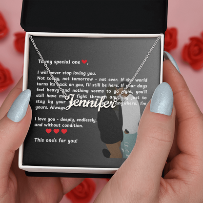 Custom To My Special One Name Necklace
