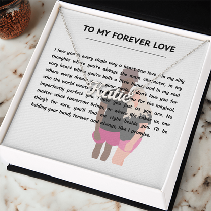Custom To My Forever Love Name Necklace