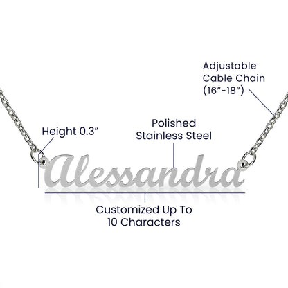 Custom  My Love Name Necklace