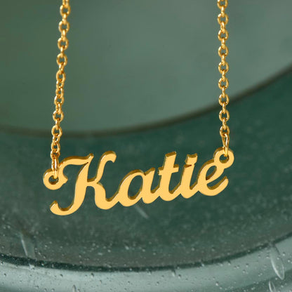 Custom Who Are You To Me Name Necklace