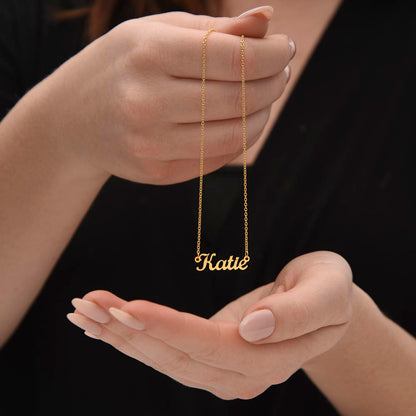 Custom Who Are You To Me Name Necklace