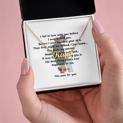 Custom This One's For You Name Necklace