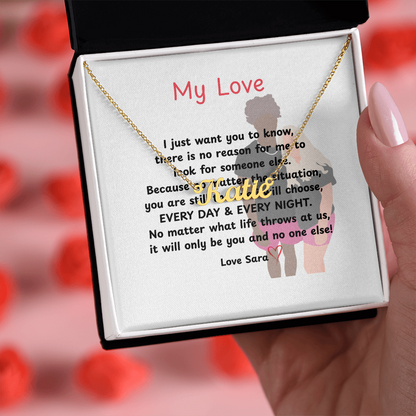 Custom  My Love Name Necklace