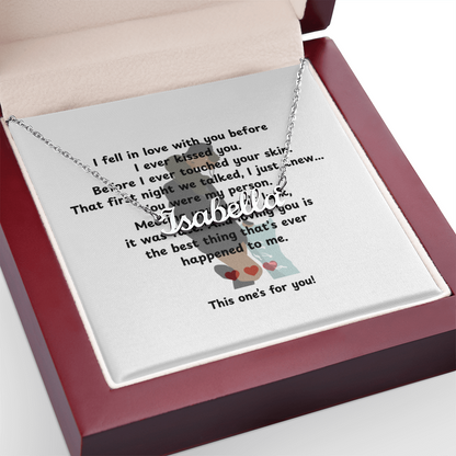 Custom This One's For You Name Necklace