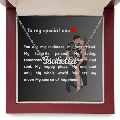 Custom To My Special One Name Necklace