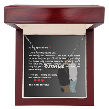 Custom To My Special One Name Necklace
