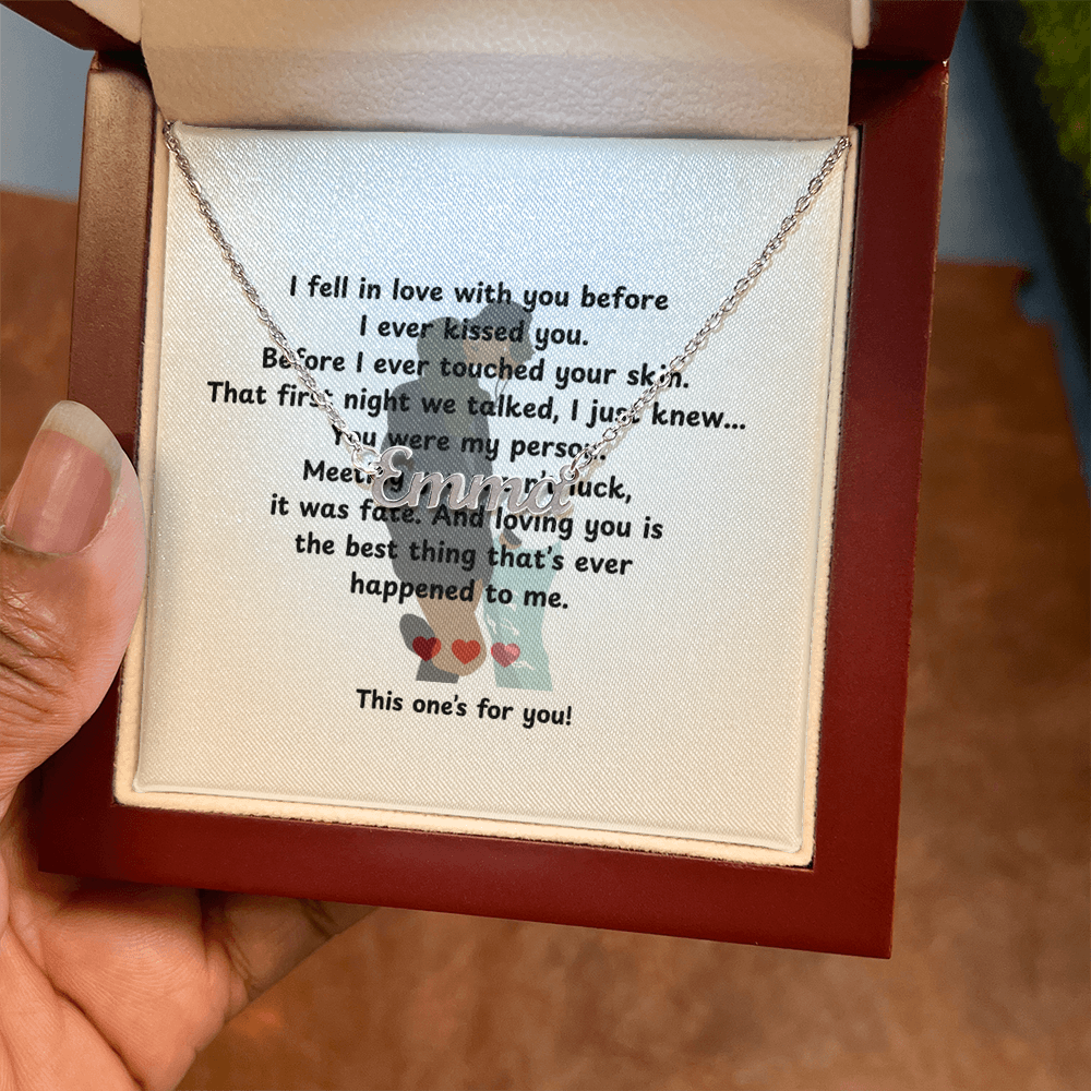 Custom This One's For You Name Necklace