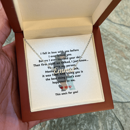 Custom This One's For You Name Necklace