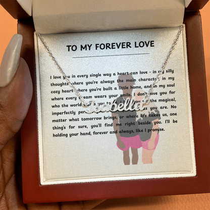 Custom To My Forever Love Name Necklace