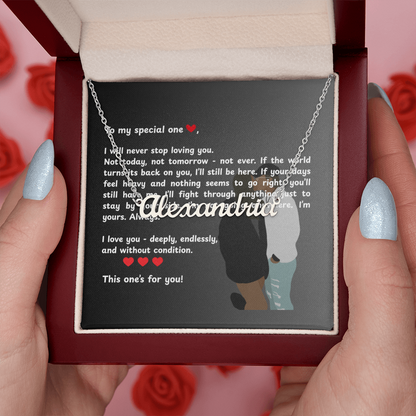 Custom To My Special One Name Necklace