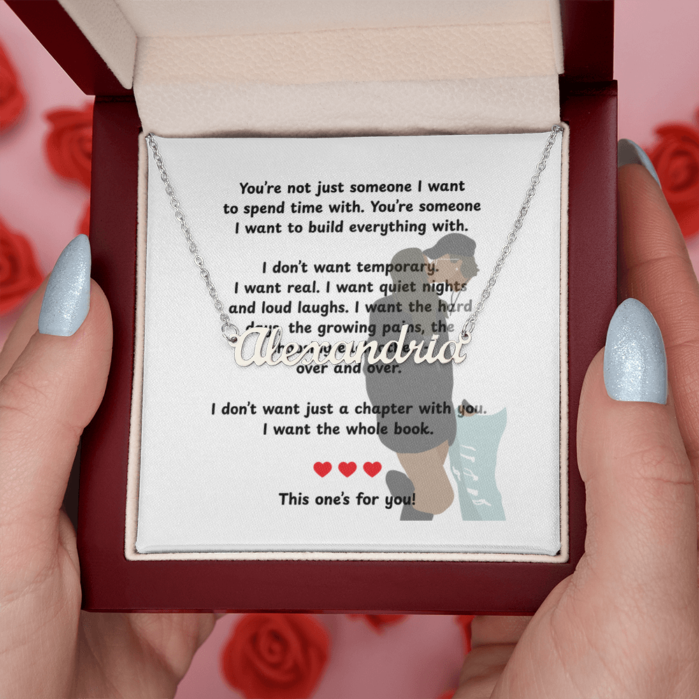 Custom This One's For You Name Necklace