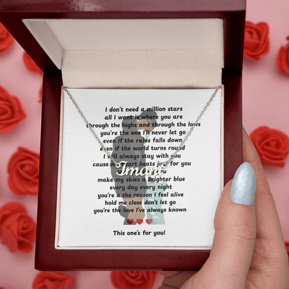 Custom This One's For You Name Necklace