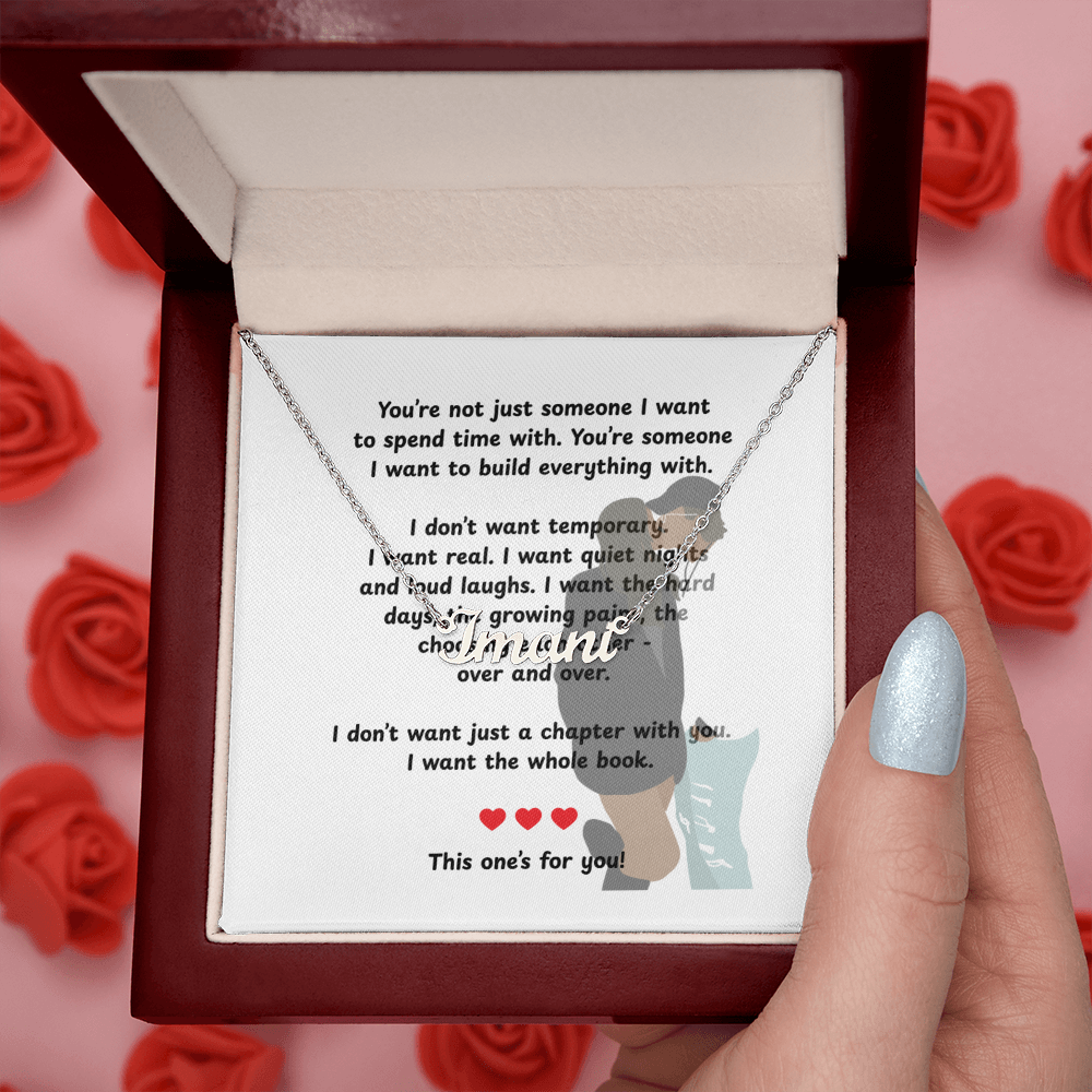 Custom This One's For You Name Necklace
