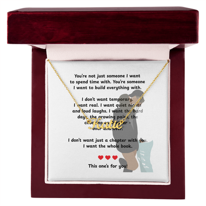 Custom This One's For You Name Necklace