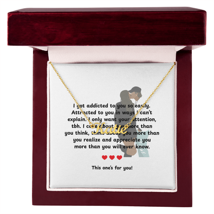 Custom This One's For You Name Necklace