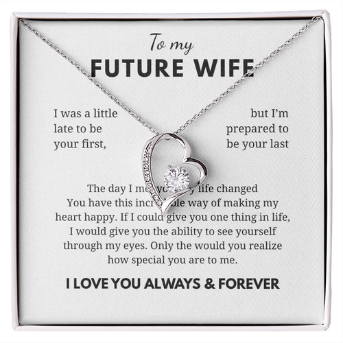 To My Future Wife Forever Love Necklace