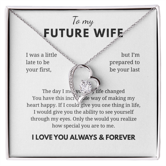 To My Future Wife Forever Love Necklace