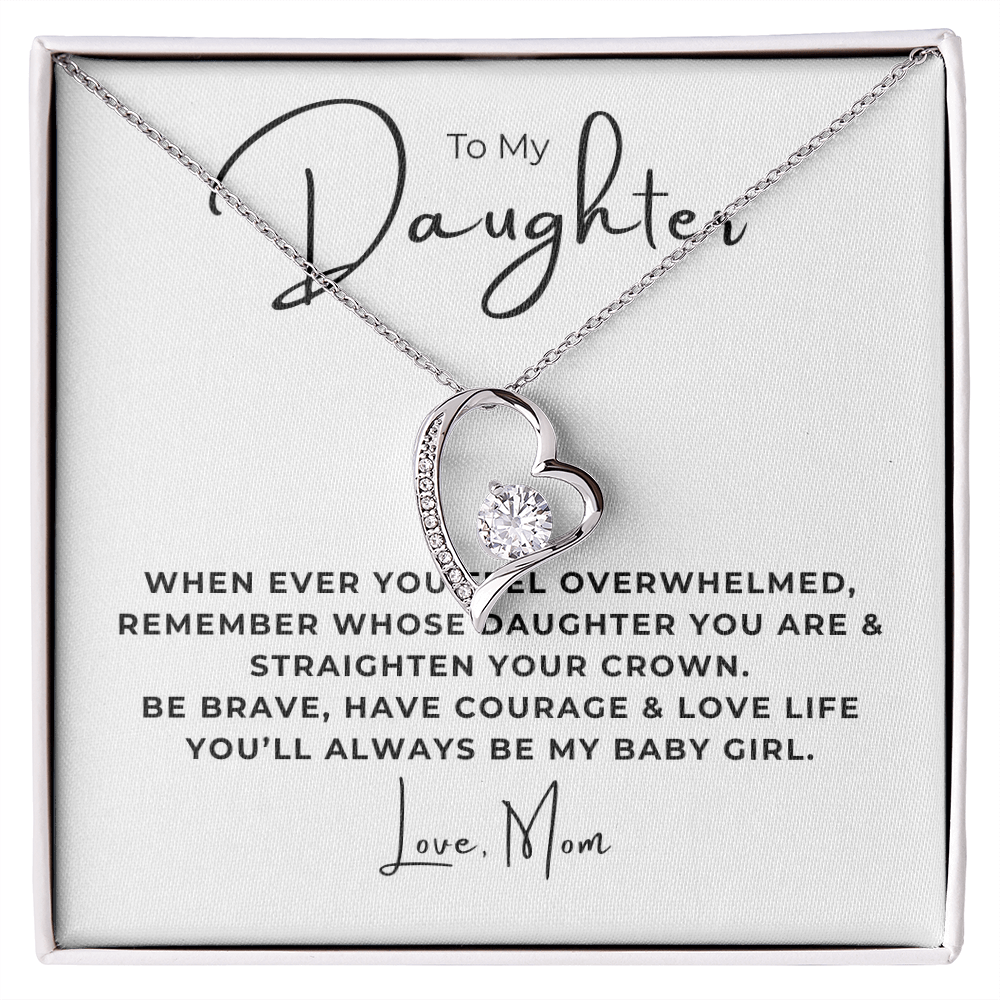 To My Daughter  Forever Love Necklace