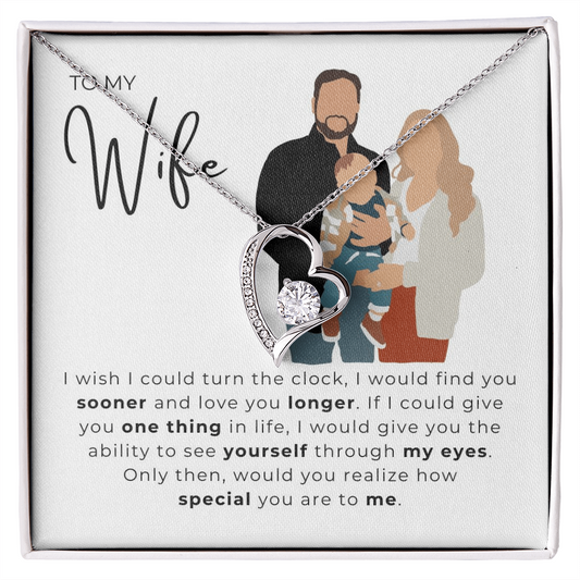 To My Wife  Forever Love Necklace