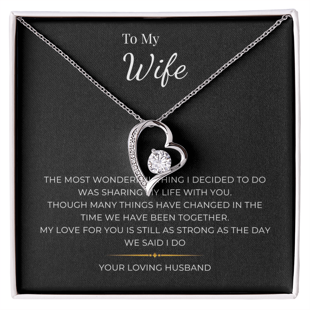 To My Wife  Forever Love Necklace
