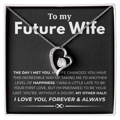To My Future Wife  Forever Love Necklace