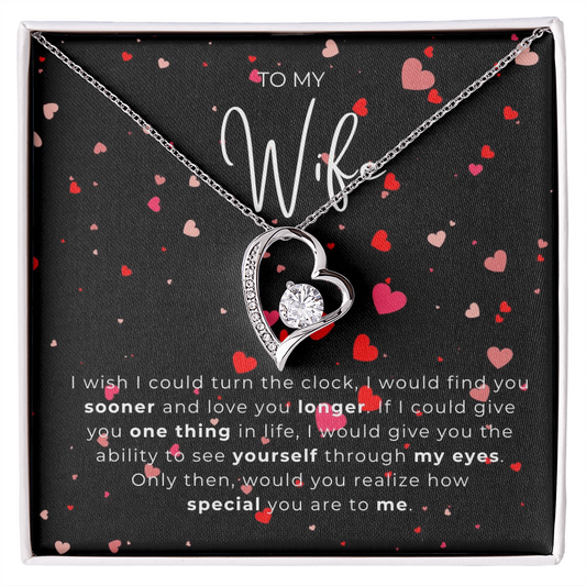 To My Wife  Forever Love Necklace