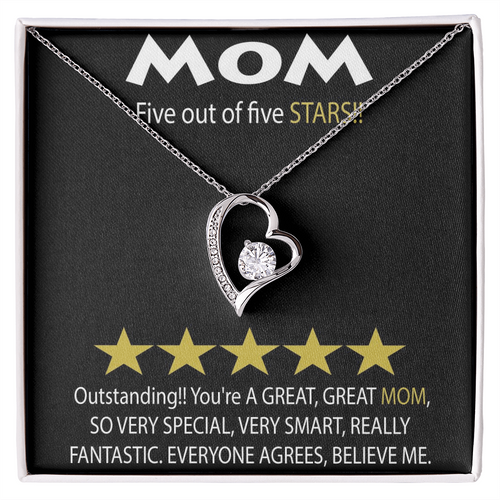 Mom 5 Stars Forever Love Necklace