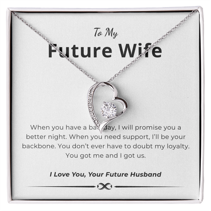 To My Future Wife Forever Love Necklace