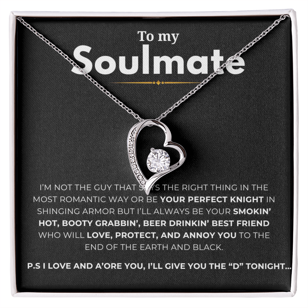 To My Soulmate Forever Love Necklace