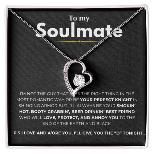 To My Soulmate Forever Love Necklace