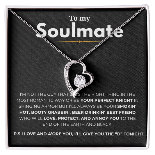 To My Soulmate Forever Love Necklace