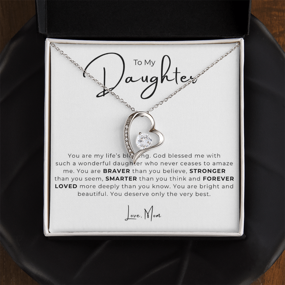 To My Daughter  Forever Love Necklace