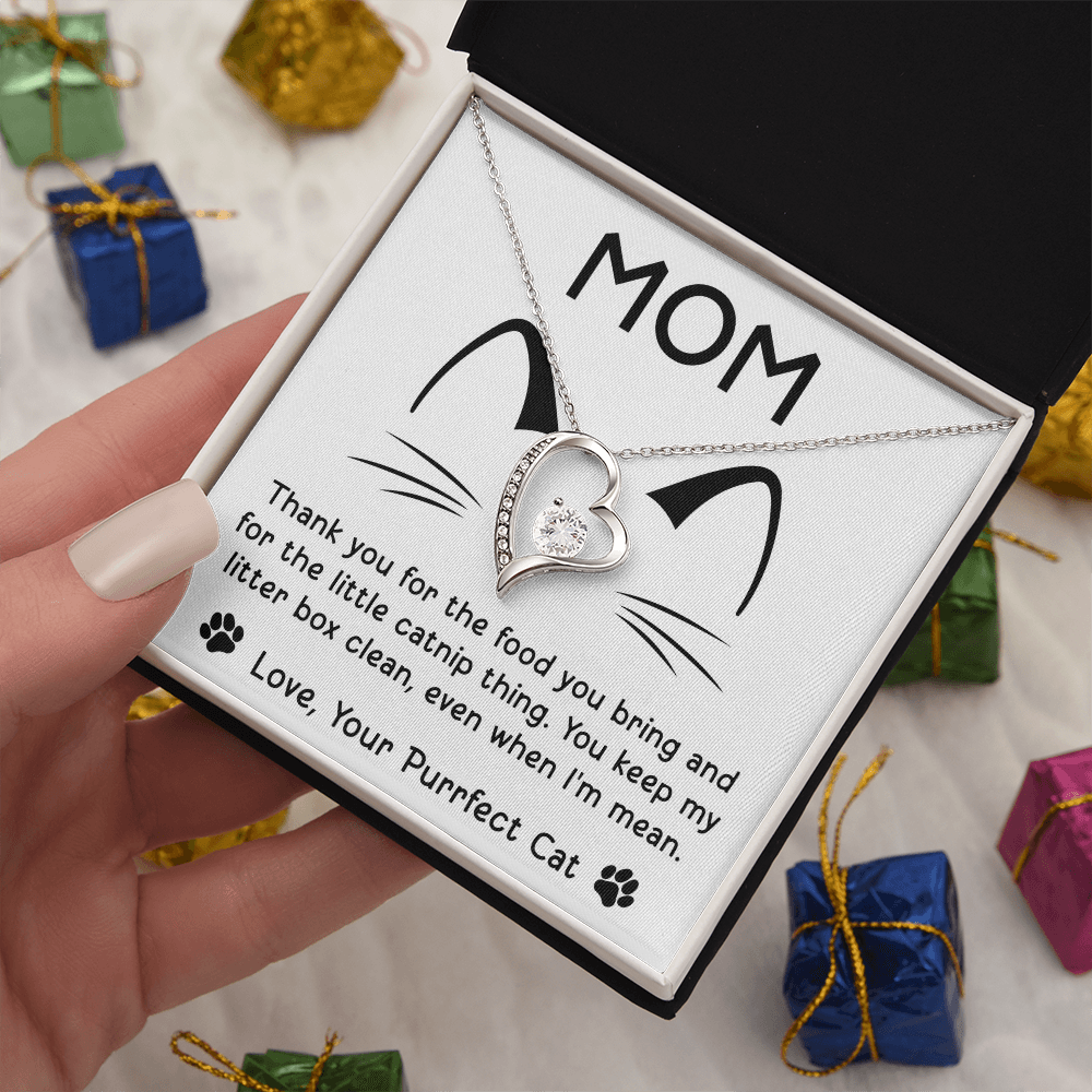 Purffect Cat Forever Love Necklace