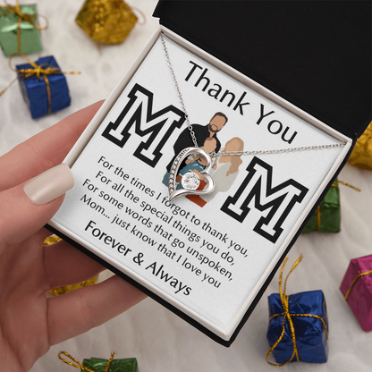 Thank You Mom Forever Love Necklace