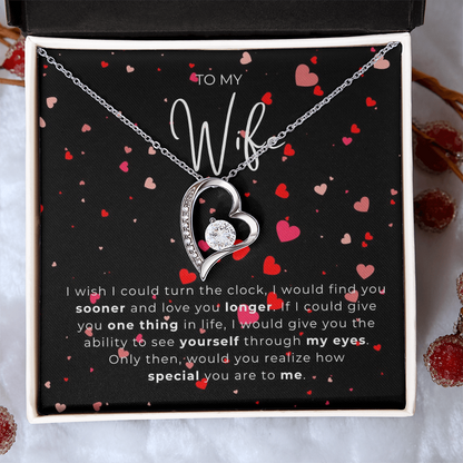 To My Wife  Forever Love Necklace