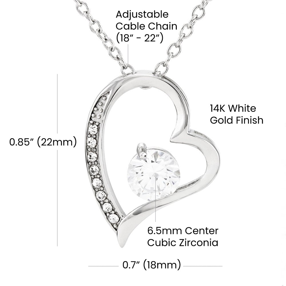 To My Wife Forever Love Necklace With 3 Photos