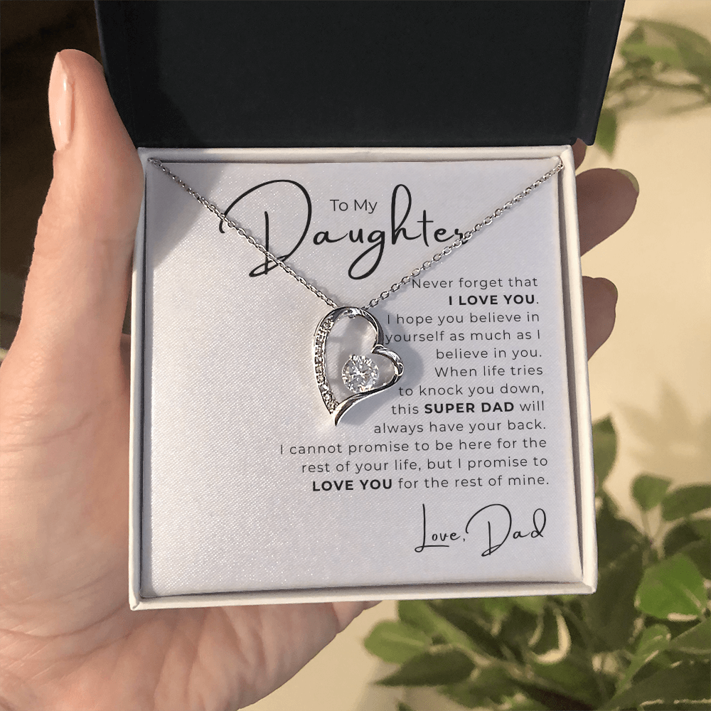 To My Daughter  Forever Love Necklace