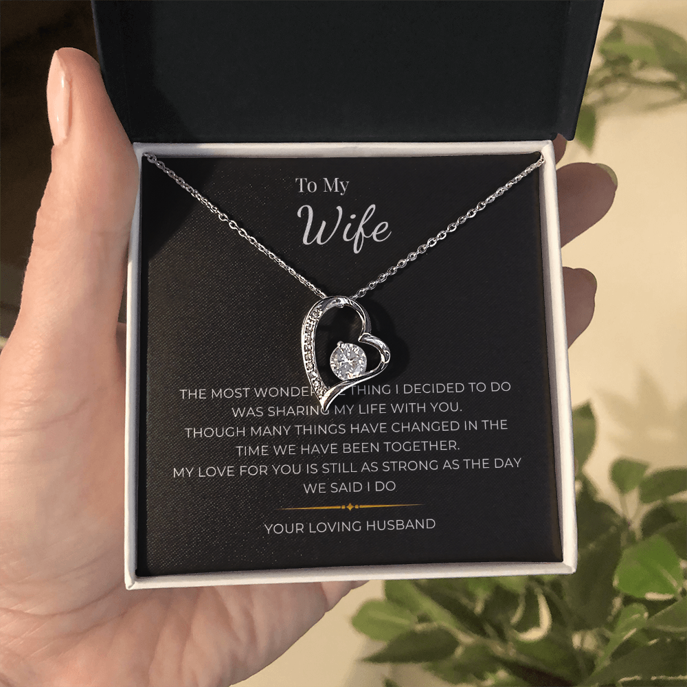To My Wife  Forever Love Necklace