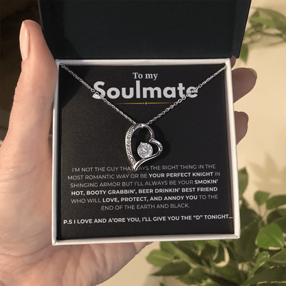 To My Soulmate Forever Love Necklace