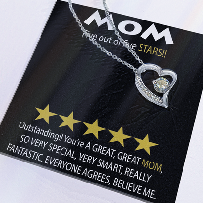 Mom 5 Stars Forever Love Necklace