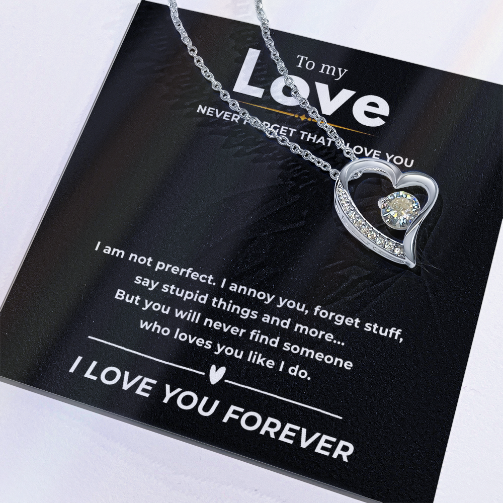 To My Love  Forever Love Necklace