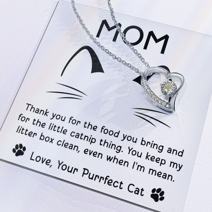 Purffect Cat Forever Love Necklace