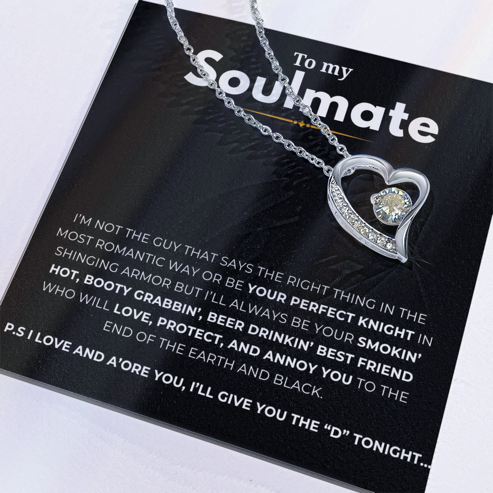 To My Soulmate Forever Love Necklace